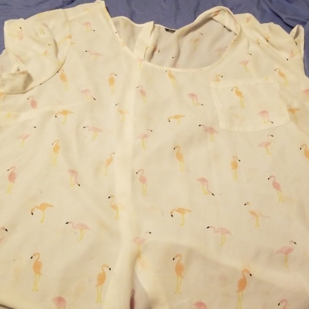 Torrid Flamingo Abby top